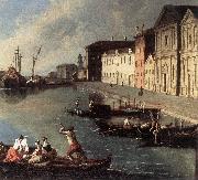 RICHTER, Johan View of the Giudecca Canal (detail) oil painting